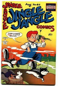 JINGLE JANGLE COMICS #40 1949-SKUNK COVER-high grade-vf/nm