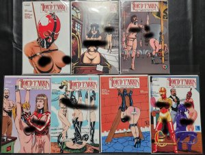 Lord Farris Slave Master #1-8 Full Run Set Eros Comix Avg VF Condition