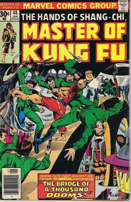 Master of Kung Fu #48 ORIGINAL Vintage 1977 Marvel Comics Shang Chi 