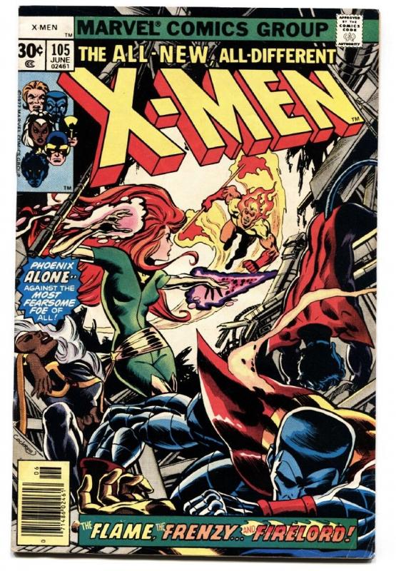 X-MEN #105--PHOENIX COVER-1977-HIGH GRADE MARVEL.