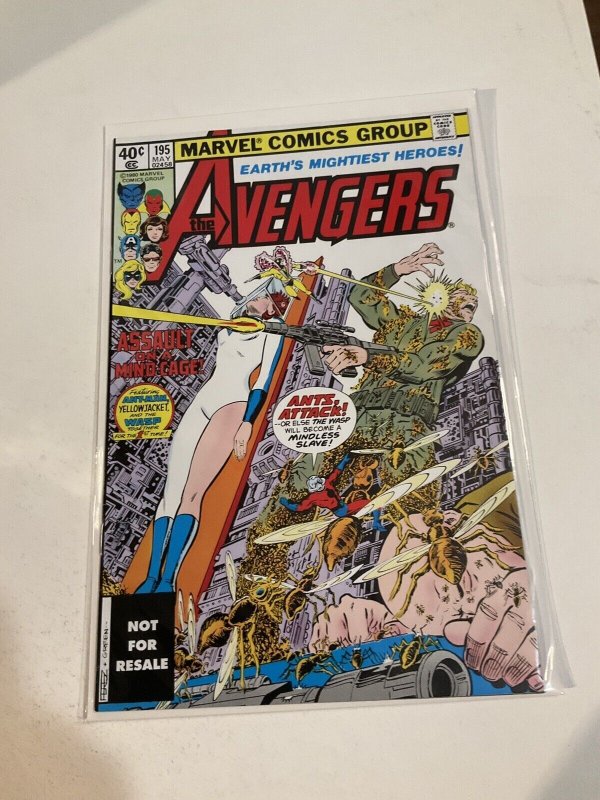 Avengers 195 Vf Very Fine 8.0 Legends Toybiz Reprint Marvel