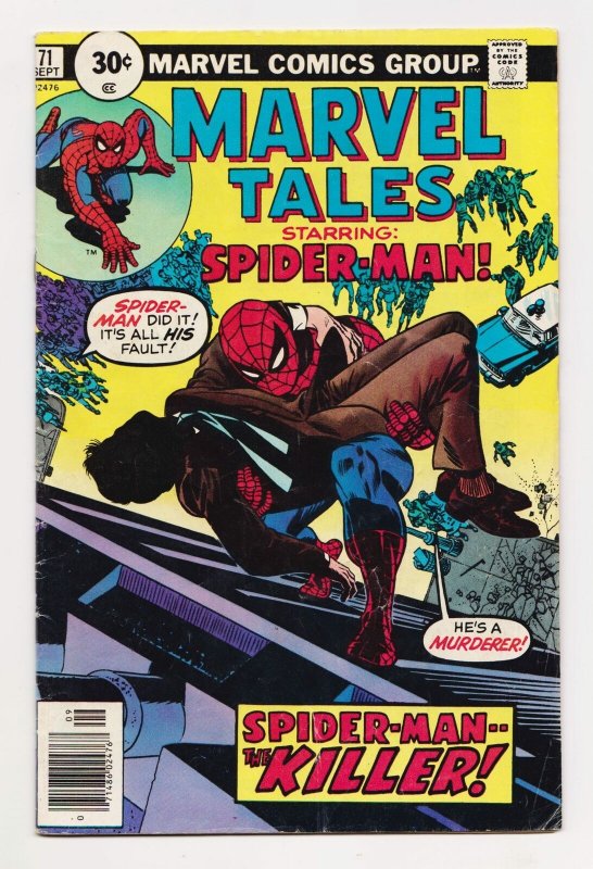 Marvel Tales Starring Spider-Man #71 (Marvel, 1976) VG-
