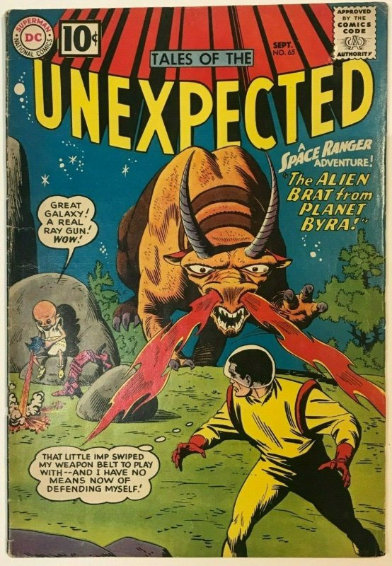 UNEXPECTED#65 VG/FN 1961 DC SILVER AGE COMICS
