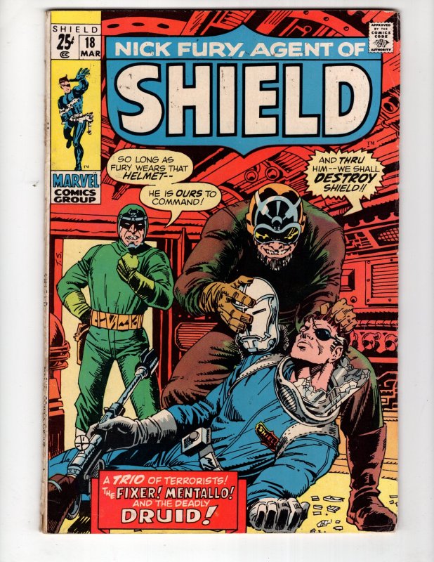 Nick Fury, Agent of SHIELD #18 (1971)  / ID#712