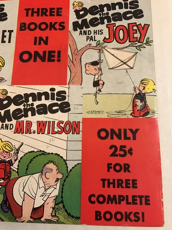 Dennis the Menace Triple Feature #1 : Fawcett 1961 Fn+; Mr. Wilson, Margaret