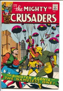 Mighty Crusaders #5 1966-Radio Comics-Ultra Men-Comet-Black Hood-FN./VF