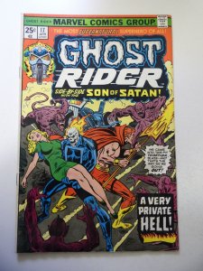 Ghost Rider #17 VG- Condition moisture stains