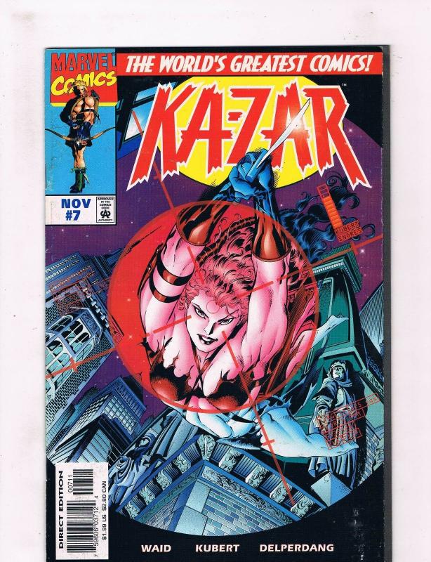 Ka-Zar #7 NM Marvel Comics Comic Book Waid Nov 1997 DE36