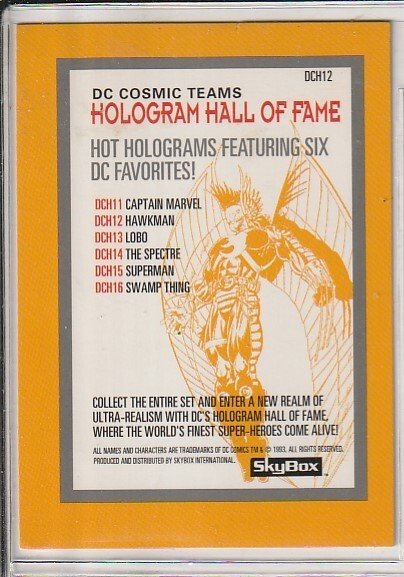 Hawkman1995 Hologram Cosmic Team Card