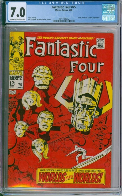 Marvel Comics Fantastic Four #75 CGC 7.0