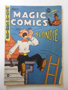 Magic Comics #60 (1944) VG+ Condition moisture stain
