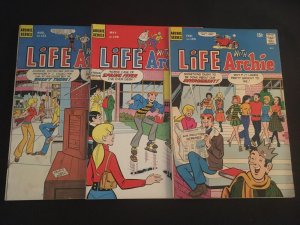 LIFE WITH ARCHIE #106, 109, 112 G Condition