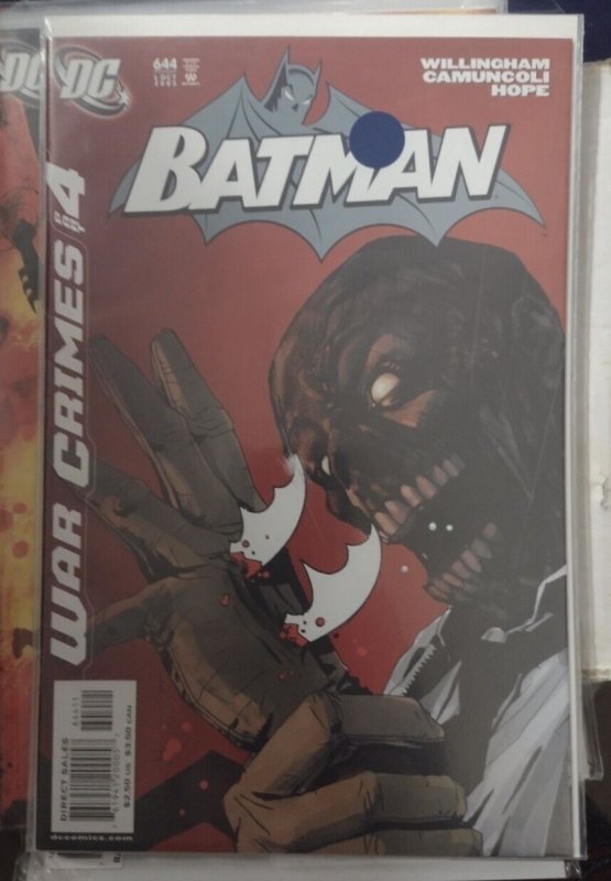 Batman # 644 2005 DC COMICS BLACK MASK WAR CRIMES PT 4 JOCK COVER
