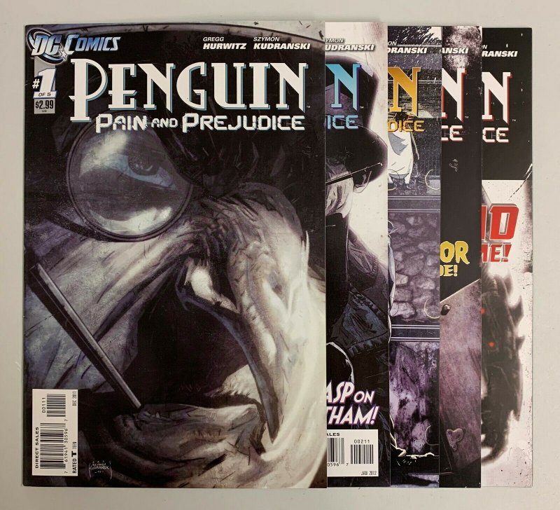 Penguin Pain and Prejudice #1-5 (DC 2011) 1 2 3 4 5 Gregh Hurwitz (8.5+)