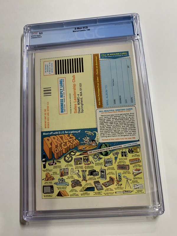 Uncanny X-men 135 Cgc 8.5 White Pages Marvel Bronze Age