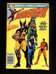 Daredevil #196 Newsstand Variant Wolverine!