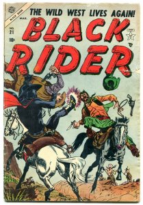 BLACK RIDER #21-1954-two-gun kid by george tuska-GOLDEN AGE- vg-