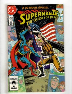 Superman IV: The Quest For Peace #1 (1987) DC Comic Superman OF8