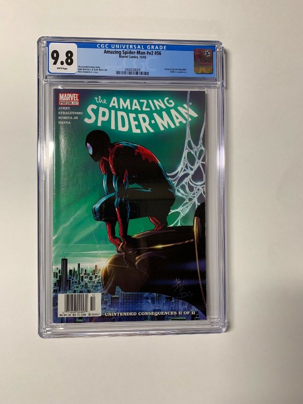 Amazing Spider-man V Vol Volume 2 Issue 56 Cgc 9.8 Legacy 497 Marvel