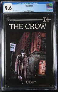 THE CROW #3 CGC 9.6 1ST PRINT RARE LOW PRINT JIM O'BARR WHITE PAGES
