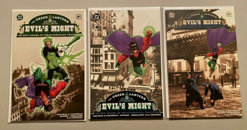 Green Lantern Evil's Might set from:#1-3 all 3 different 8.0 VF (2002)