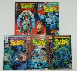 Sludge #1-12 VF/NM complete series + red x-mas special - steve gerber ultraverse