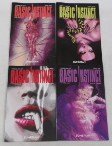 Basic Instinct #1-4 VF/NM complete series based on film ; Sumerian