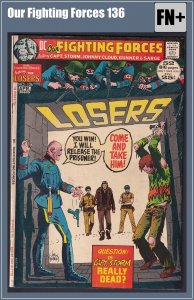 Our Fighting Forces 136 (1972) FN+ Bronze Age DC War Comics