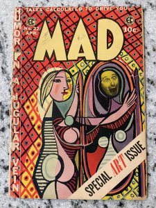 MAD # 22 PR/GD Golden Age EC Comic Book Magazine Pre-Code Humor 4 J877