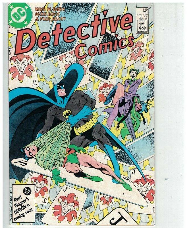 DETECTIVE 569 F+  JOKER, CATWOMAN Dec. 1986