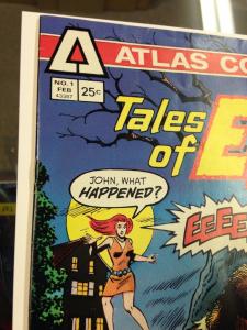 Tales of Evil 1 Near Mint- Bronze age Horror Larry Lieber (Atlas Feb. 1975)