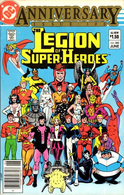 Legion of Super-Heroes, The (2nd Series) #300 (Newsstand) VG ; DC | low grade co