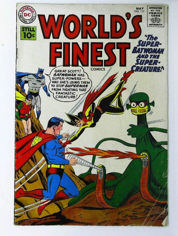 World's Finest Comics #117, Fine- (Actual scan)