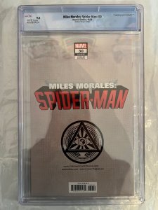 Miles Morales: Spider-Man #30 (2021) CGC 9.8. Kirkham Virgin Edition