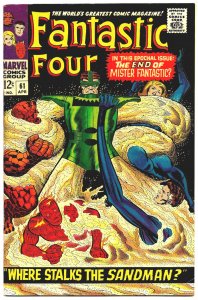 FANTASTIC FOUR #61 (Apr1967) 9.0 VF/NM Silver Surfer app! Jack Kirby/Stan Lee!