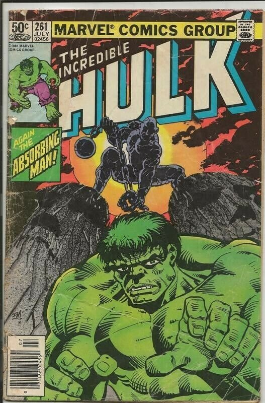 Incredible Hulk #261 ORIGINAL Vintage 1981 Marvel Comics Absorbing Man