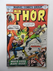 Thor #240 VG Condition! Rust on bottom staple