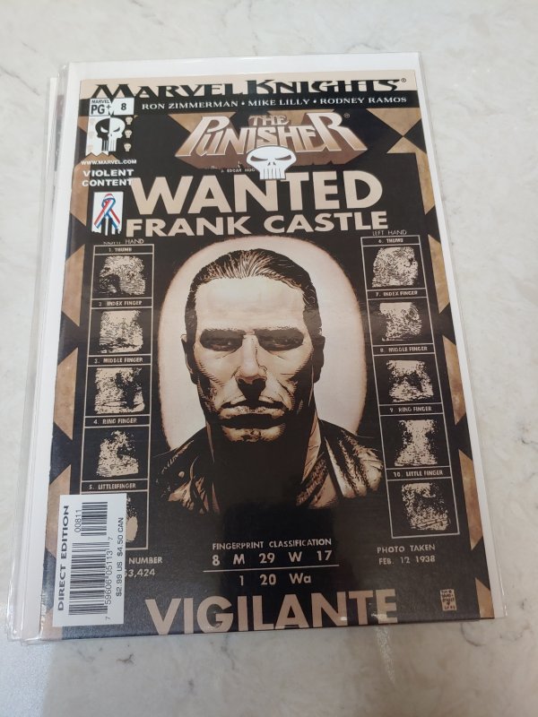 The Punisher #8 Direct Edition (2002)