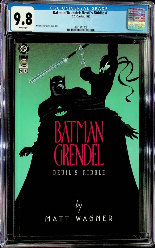 Batman/Grendel #1 (1993) - CGC 9.8 - Cert#4371917008