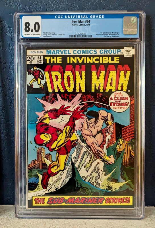 Iron Man #54 (1973) - CGC 8.0