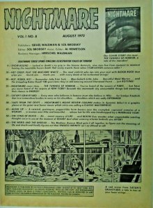 mm Nightmare #8fn+ (Skywald, 1970) Bruce Jones