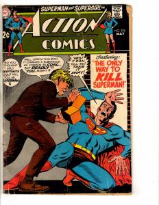 4 Action Comics Feat. Superman # 372 376 397 399 Green Lantern VG-FN Range J272