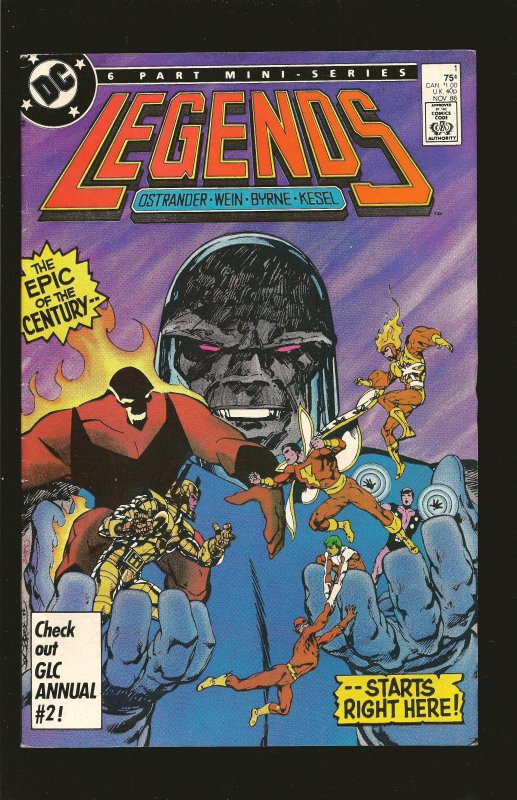 DC Comics Legends No 1 November 1986