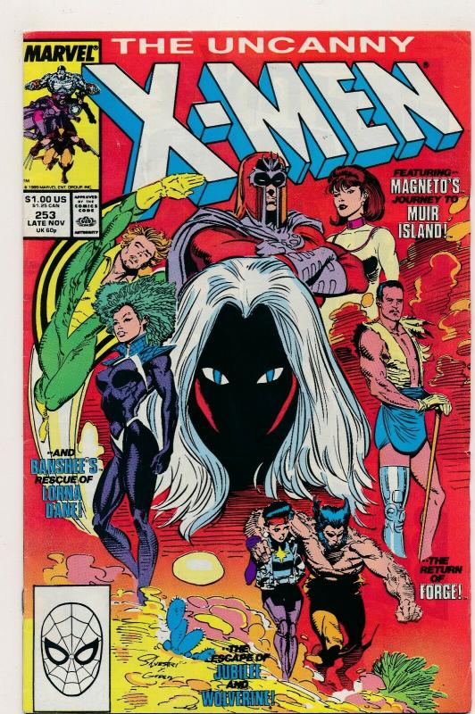 MARVEL Great SET!!! UNCANNY X-MEN #249-253 VG/F(PJ76) 