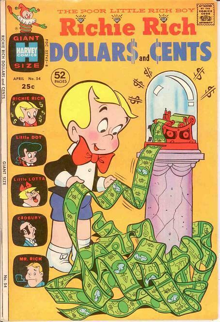 RICHIE RICH DOLLARS & CENTS (1963-1982) 54 VF COMICS BOOK