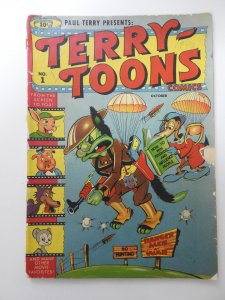 Terry-Toons Comics #1 (1942) Cover Detached Complete Good Condition! VHTF Comic!