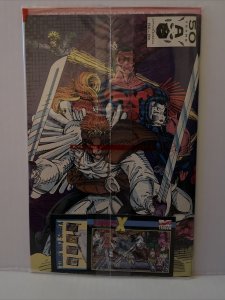 X-force #1 poly bagged Lot Of 5 -Shatterstar Deadpool Team Cable And Sunspot Crd