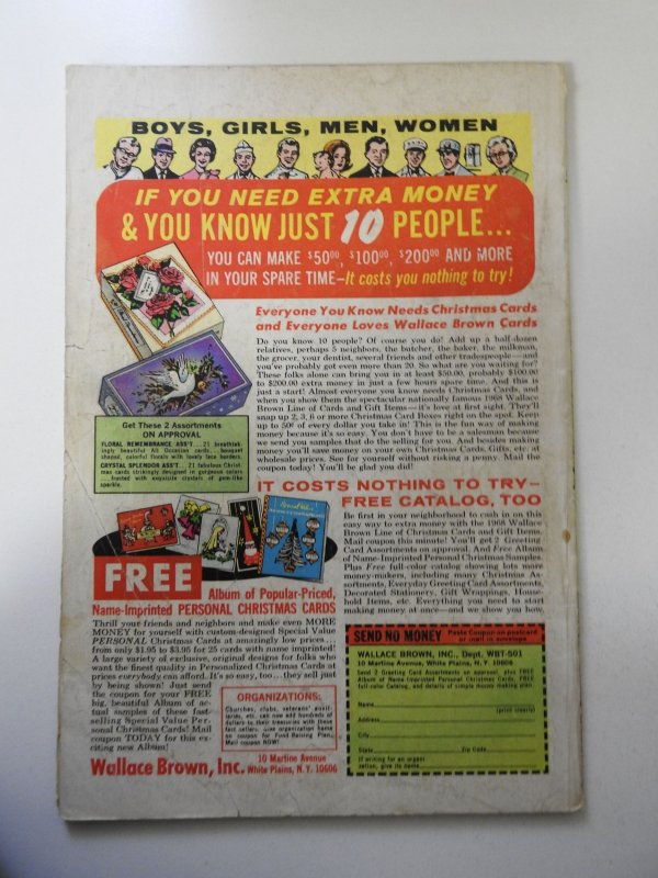 Marvel Super-Heroes #16 (1968) FR/GD Condition 3 Cumulative Spine Split