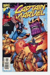 Captain Marvel #17 (1999 v4) Peter David Thor Thanos NM