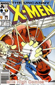 X-MEN  (1963 Series) (#1-113, UNCANNY X-MEN #114-544) ( #217 NEWSSTAND Very Good